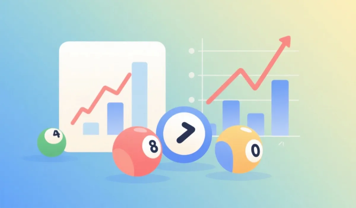 开奖大厅与数据统计插画